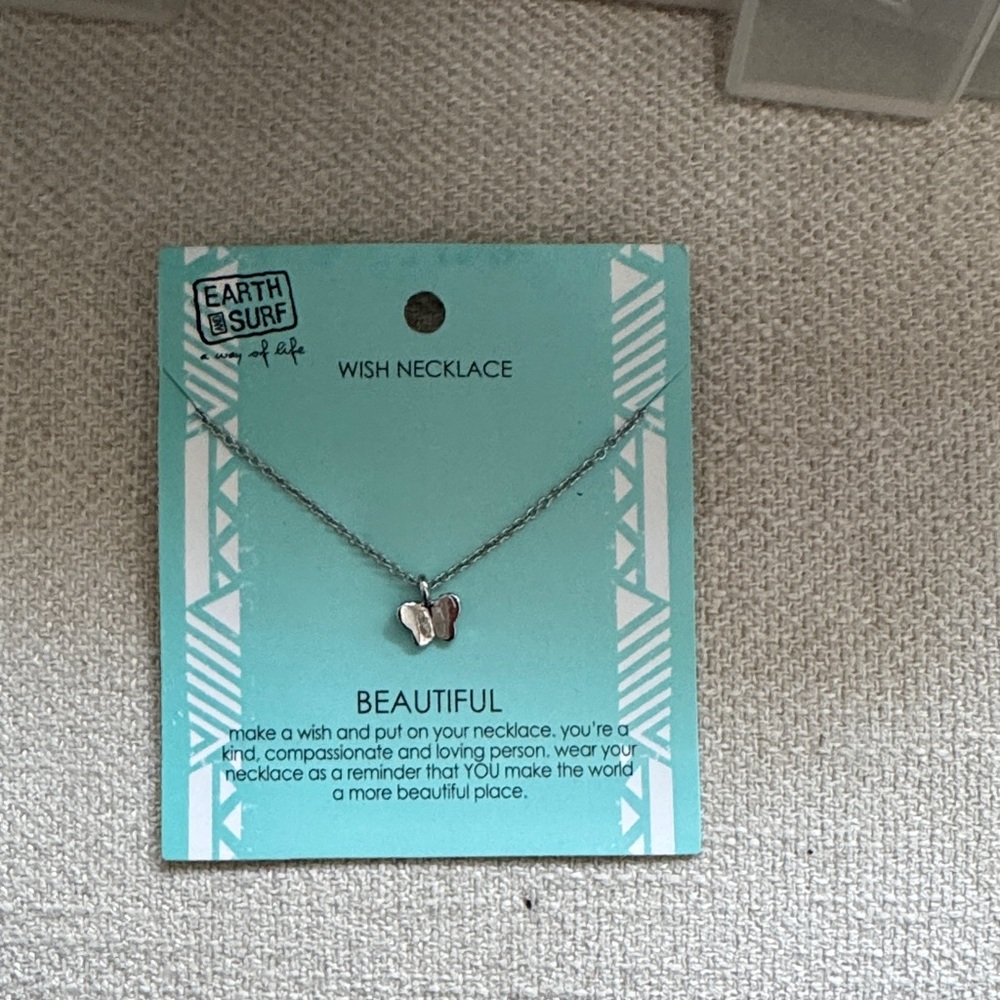 Live Show Giveaway butterfly necklace